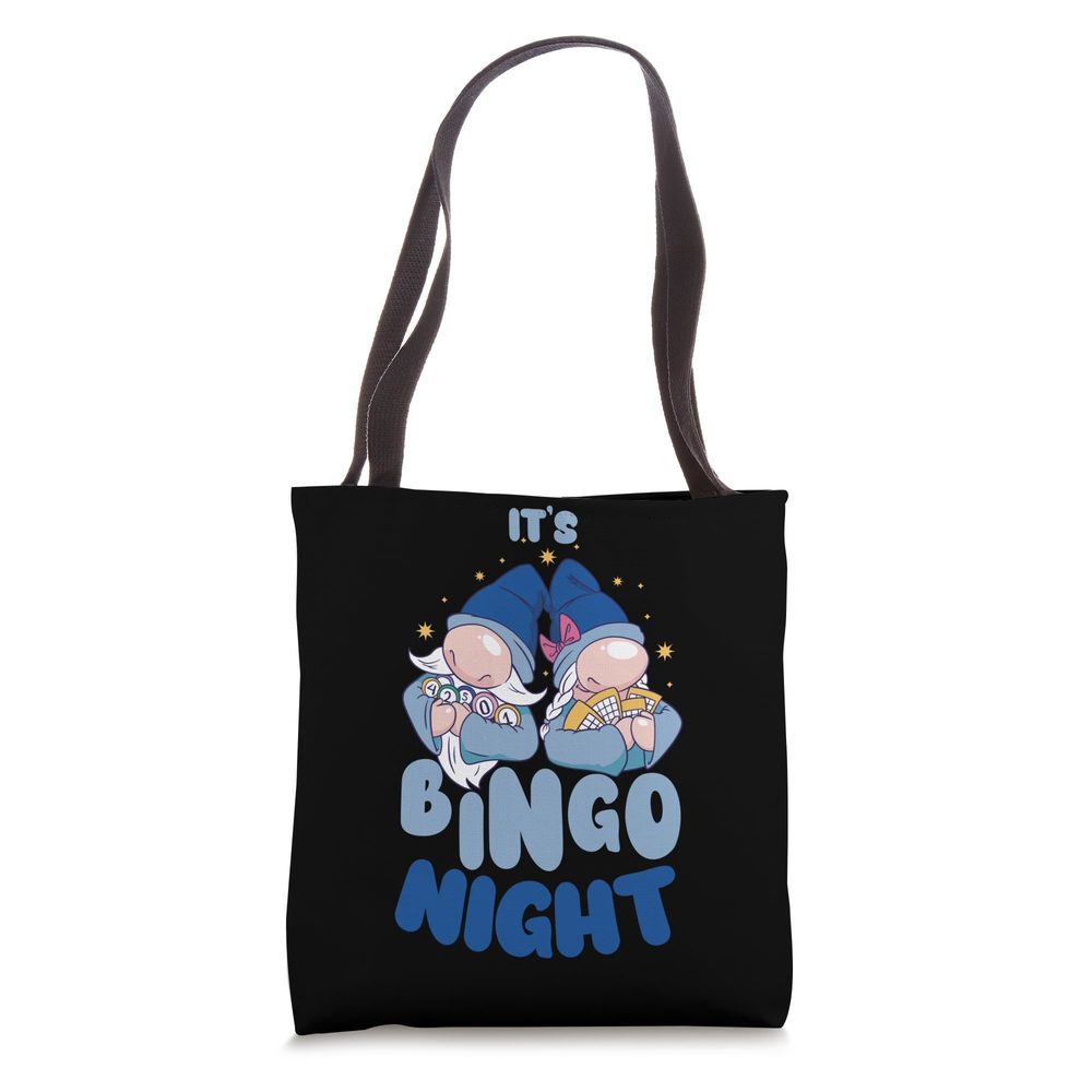 It'S Bingo Nht Men Funny Bingo Tote Bag :]